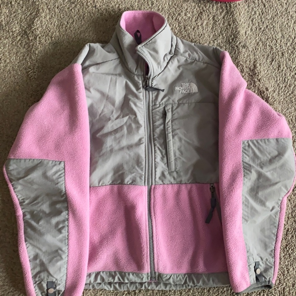 Vintage pink fleece zip up.